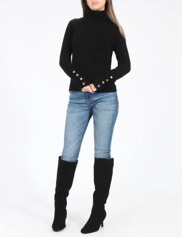 Pulover Zara, negru Negru