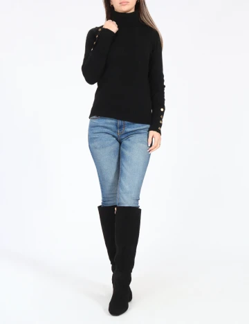 Pulover Zara, negru Negru