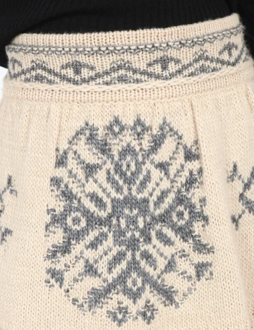 Fusta Zara, bej Crem