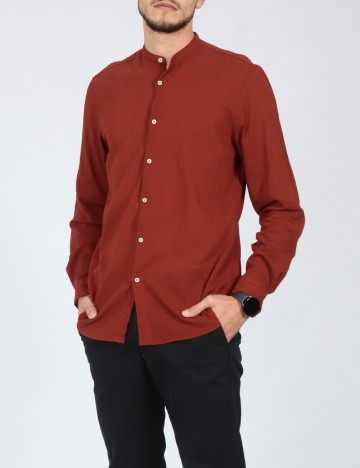 Camasa Zara, caramiziu
