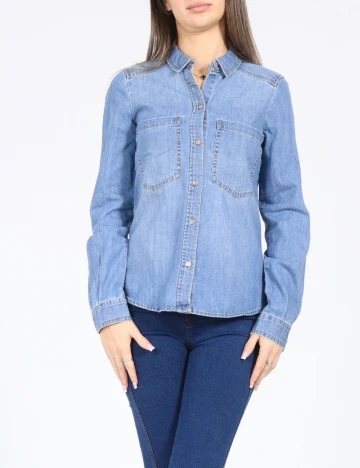 Camasa Zara, albastru Albastru