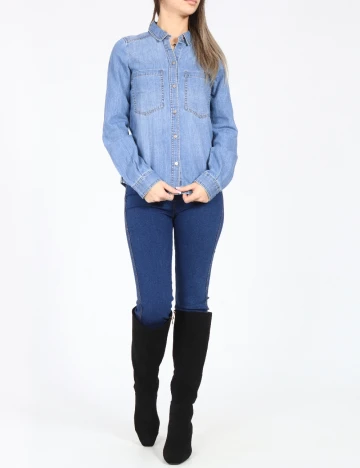 Camasa Zara, albastru Albastru