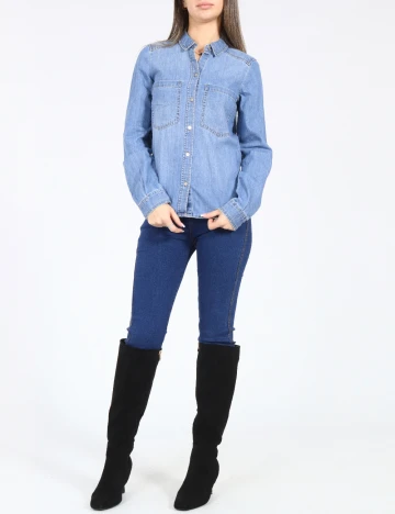 Camasa Zara, albastru Albastru