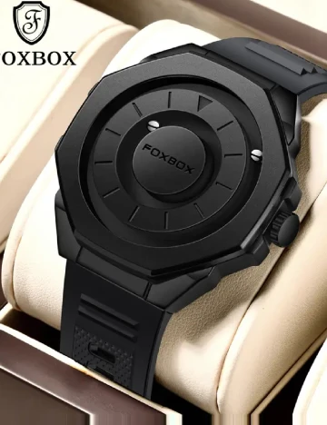 Ceas magnetic FOXBOX, negru Negru