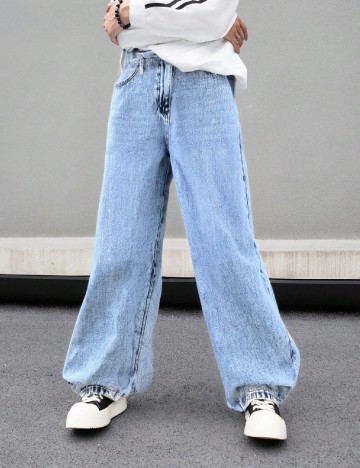 
						Blugi Shein Kids, albastru