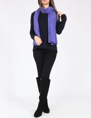 Esarfa Zara, albastru Albastru