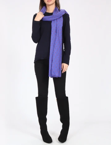 Esarfa Zara, albastru Albastru