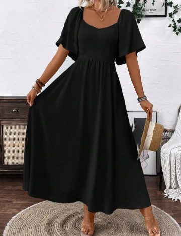 Rochie lunga SHEIN, negru Negru