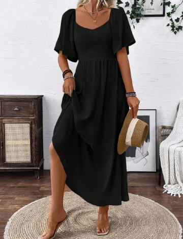 Rochie lunga SHEIN, negru Negru