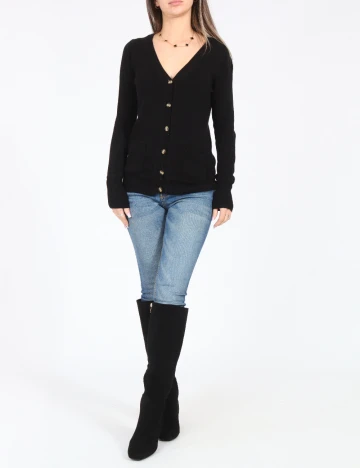 Cardigan Zara, negru Negru