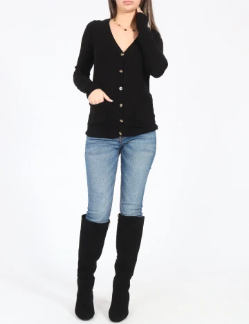 Cardigan Zara, negru Negru