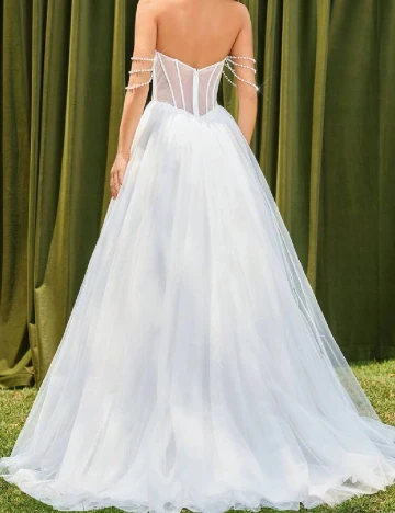 Rochie lunga SHEIN, alb Alb