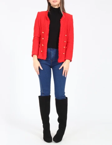 Blazer Zara, rosu Rosu