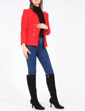 Blazer Zara, rosu Rosu