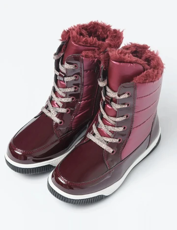 Cizme Cool Club, visiniu Rosu