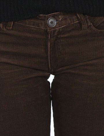 Pantaloni Zara, maro