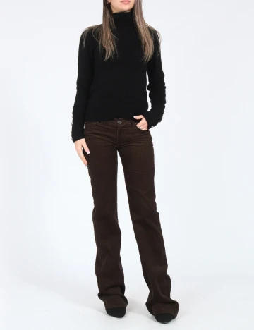 Pantaloni Zara, maro Maro