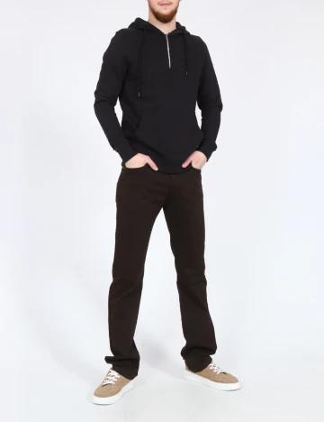 Hanorac Pull&Bear, negru Negru