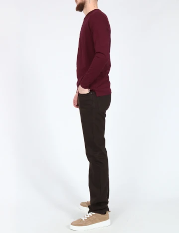 Bluza Pull&Bear, visiniu Rosu