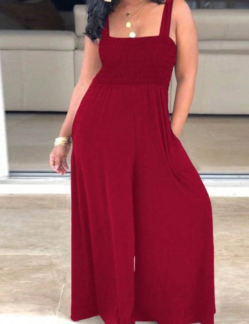 
						Salopeta SHEIN CURVE, rosu