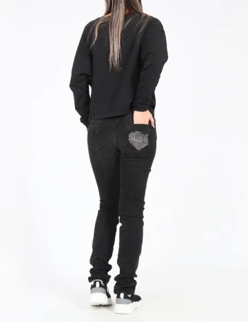 Blugi Zara, negru Negru