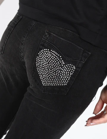 Blugi Zara, negru Negru