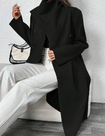 Palton SHEIN, negru Negru