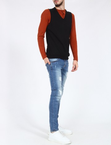 Blugi Zara, albastru