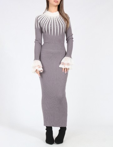 Rochie lunga SHEIN, gri