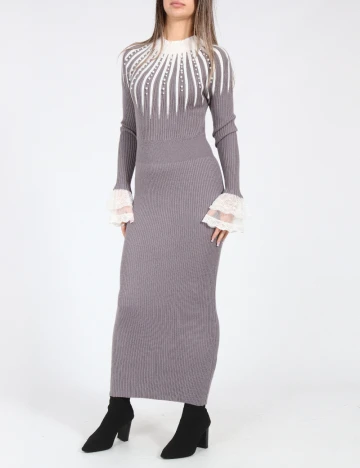 Rochie lunga SHEIN, gri Gri