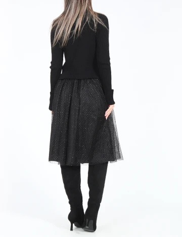 Fusta Zara, negru Negru