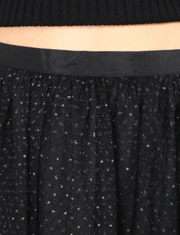 Fusta Zara, negru Negru