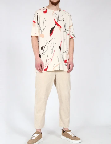 Pantaloni Zara, crem Crem