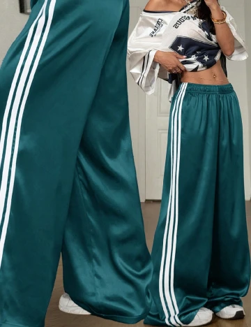 Pantaloni SHEIN, verde Verde