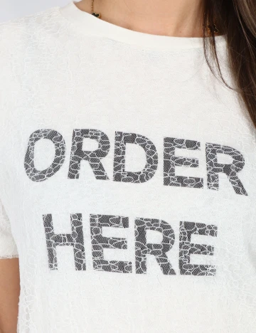 Rochie medie Zara, alb Alb