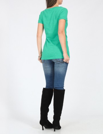 Tricou Pull&Bear, verde