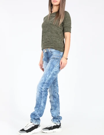 Blugi Zara, albastru Albastru