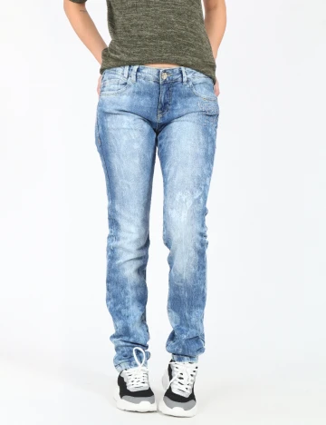 Blugi Zara, albastru Albastru