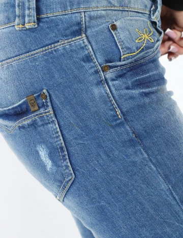 Blugi Pull&Bear, albastru Albastru