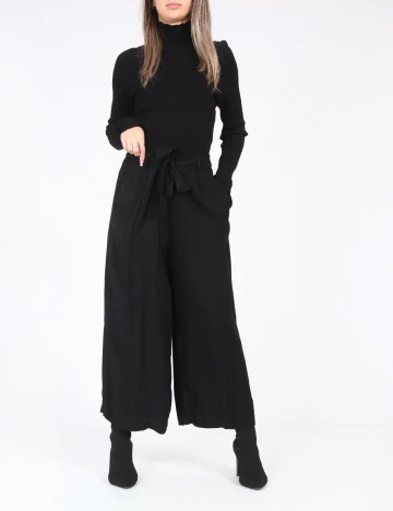 Pantaloni Pull&Bear, negru Negru