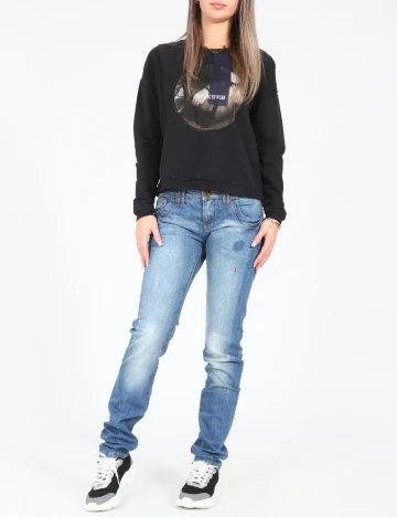 Blugi Zara, albastru Albastru