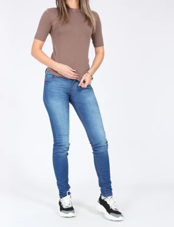 Blugi Pull&Bear, albastru Albastru