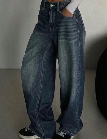 Blugi Dazy, bleumarin Albastru