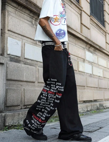 Blugi SHEIN, negru Negru