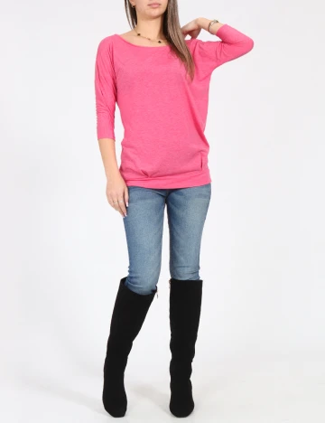 Bluza Pull&Bear, roz Roz