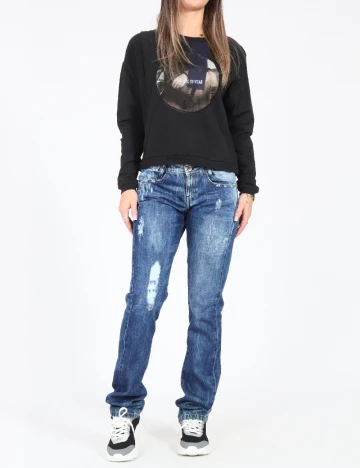 Blugi Zara, albastru Albastru