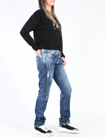 Blugi Zara, albastru Albastru