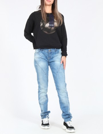 Blugi Bershka, albastru deschis