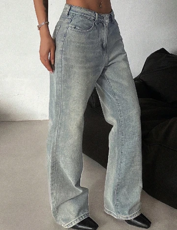 Blugi Dazy, albastru Albastru