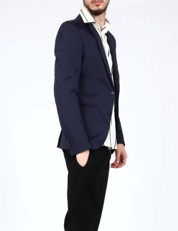 Sacou Zara, bleumarin Albastru